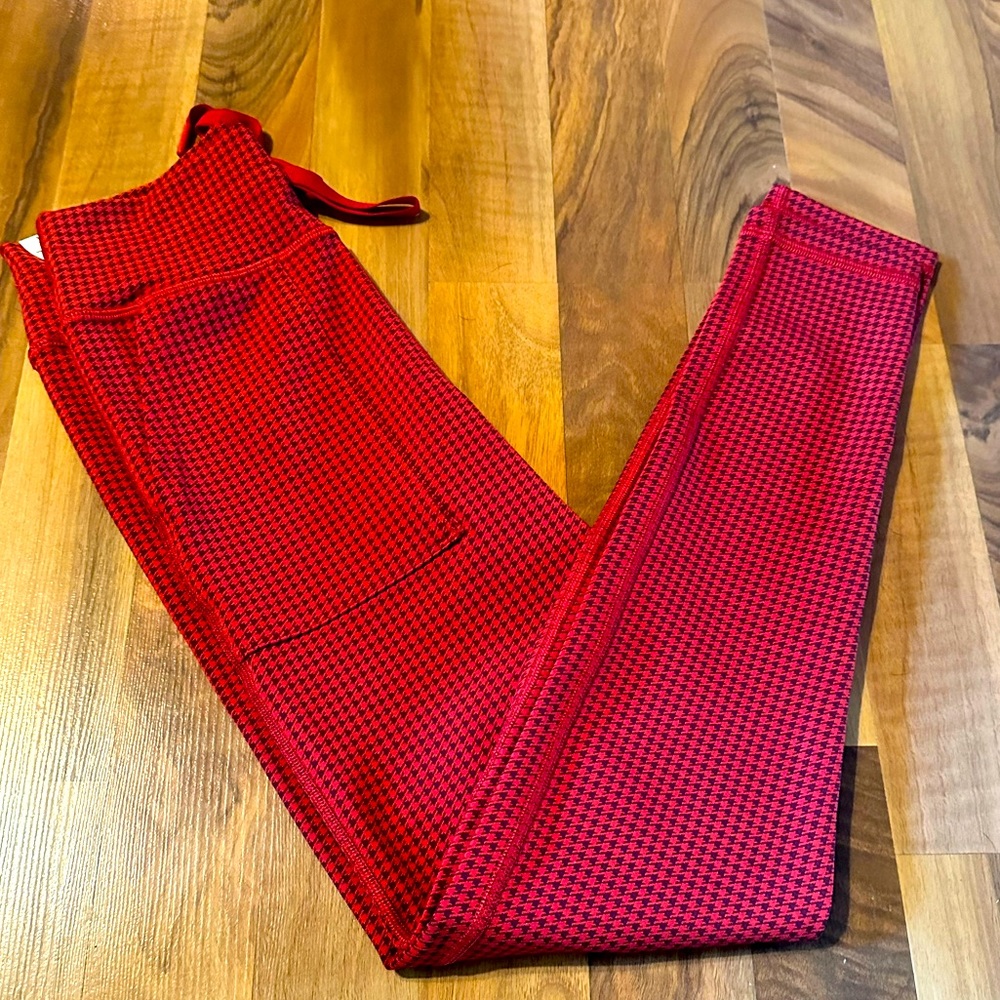 AERIE GINHAM LEGGINGS WITH POCKETS - Picture 2 of 9